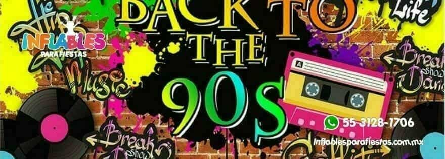 fiesta cumpleanos tematica 90s