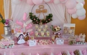 Mesas de dulces para eventos religiosos